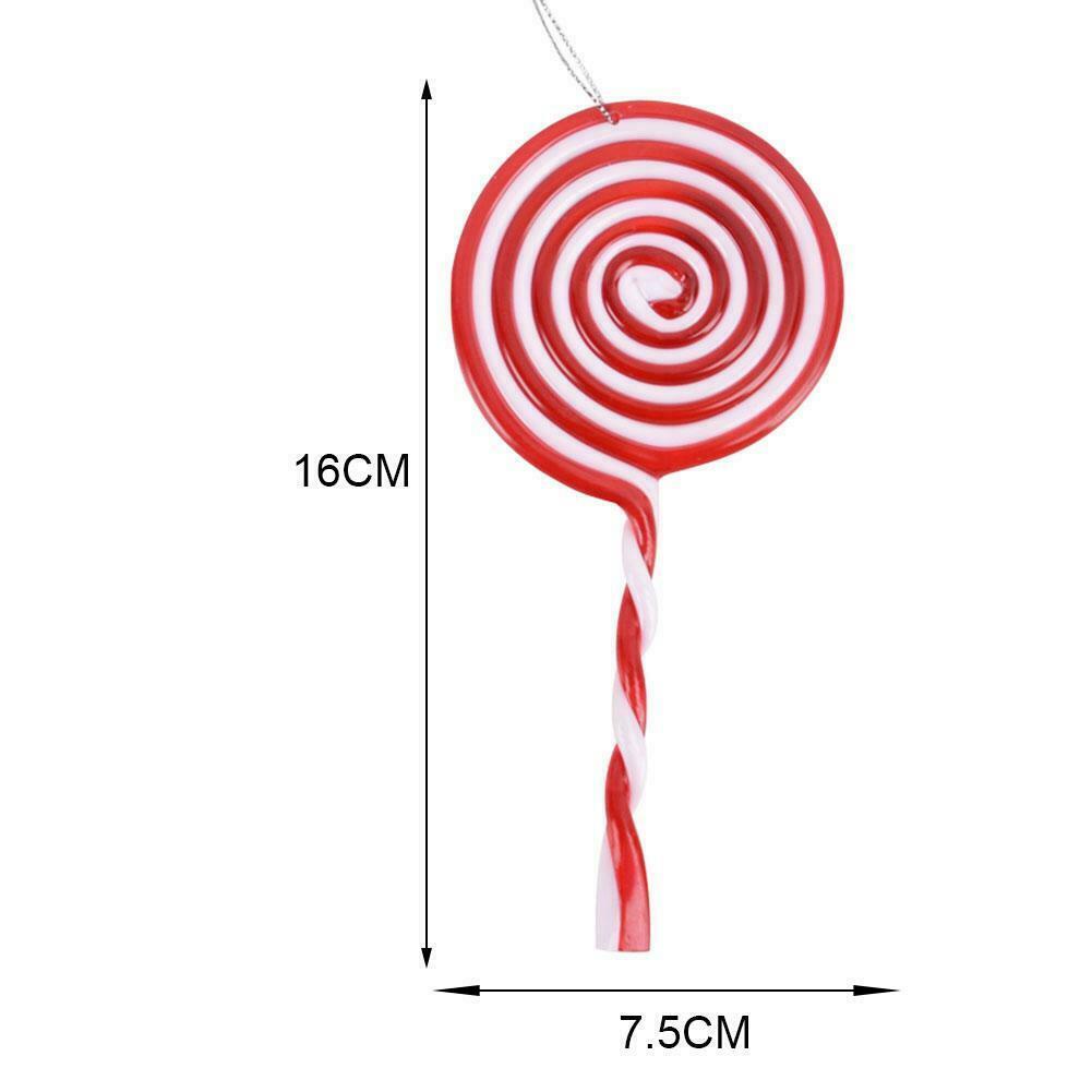 6/1 шт. подвески для рождественской елки пластиковые конфеты подвесные шары DIY рождественские елочные украшения для дома новогодние рождественские украшения Navidad