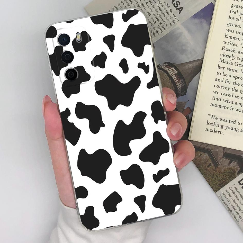 Для Oppo A15 A15S A16 A16S A17 A17K A35 A58 чехлы для телефонов красивые синие бабочки цветы узор прозрачный силиконовый противоскользящий корпус для Oppo Shell