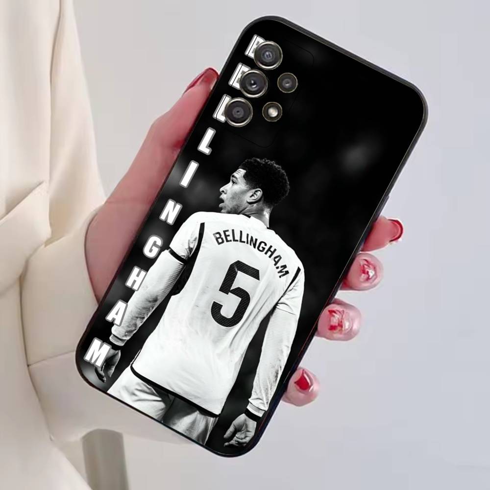 Чехол для телефона J-Jude F-Football Bellinghams для Samsung S25, S24, S21, S22, S23, S30, Ultra, S20, Plus, Fe, Lite, Note, 10, Черный чехол