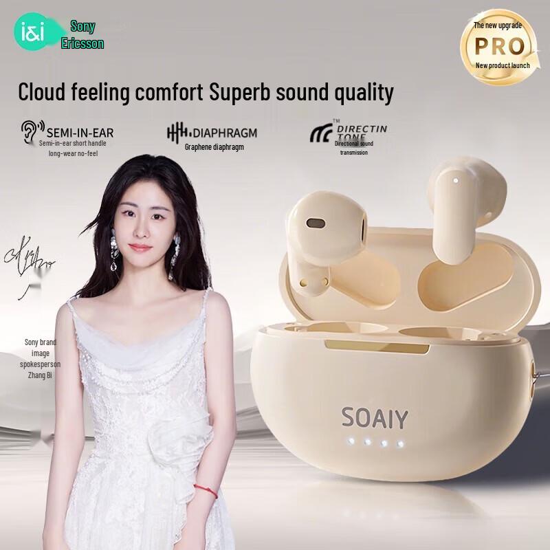 Soai SL6 Pro True Wireless Half-In-Ear Sports Bluetooth Earbuds