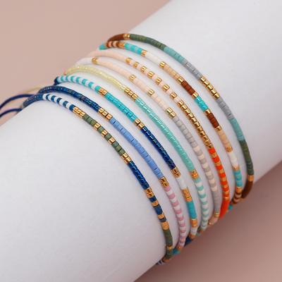 Go2boho Бисер Крошечные Браслеты Для Женщин Boho Pulseras Mujer Дизайнер Красочные Дружбы Регулируемые Ювелирные Аксессуары y2k