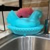 Держатель для губок в виде курицы для кухонной раковины, 3D-печать, в форме курицы, органайзер для раковины с дренажным отверстием для ванной комнаты, кухни