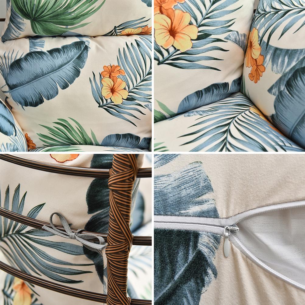 Hanging Chair Cushion for Egg Chair Rattan Hanging Swing Washable Nonslip Soft Swing Chair Cushion