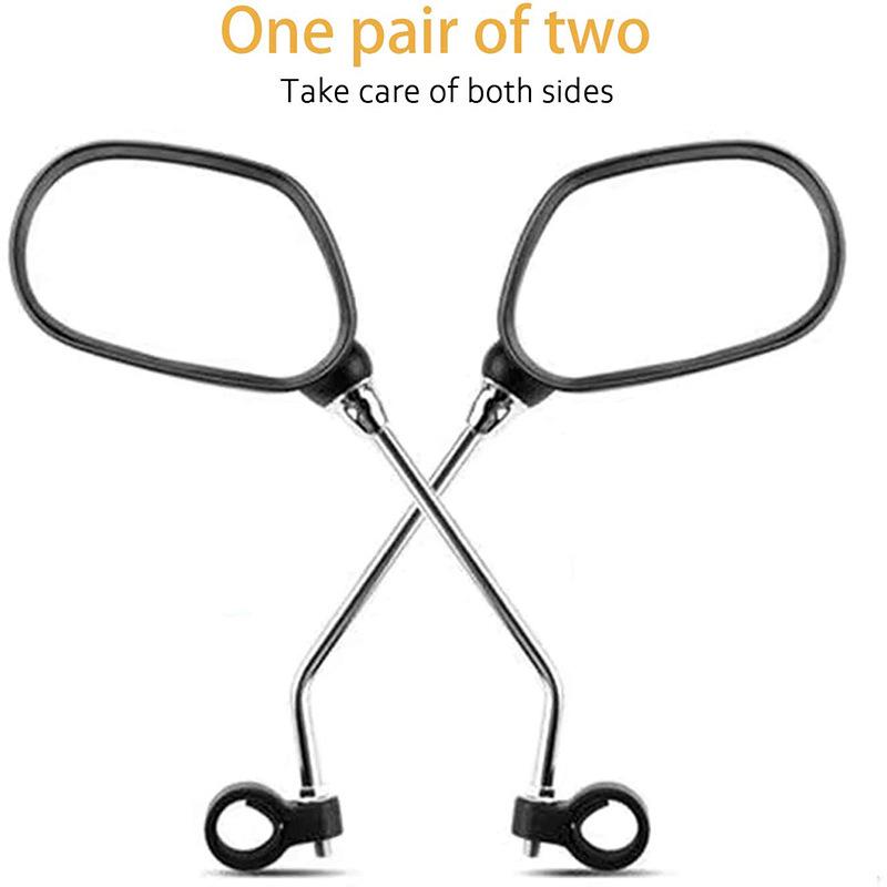 Плоское светоотражающее зеркало заднего вида для велосипедов - Оборудование для безопасности для горных велосипедов и электромобилей