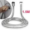 1.5m Practical Stainless Steel Bathroom Supplies Flexible Shower Tube Plumbing Hoses Water Pipe