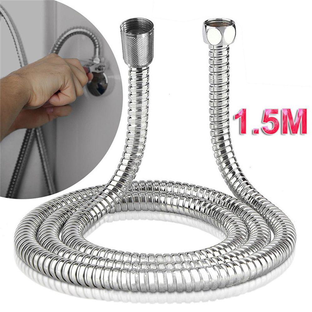 1.5m High Quality Stainless Steel Bathroom Supplies Flexible Water Pipe Plumbing Hoses Shower Tube