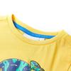 T-shirt pour enfants avec manches courtes ocre clair 92/104/116/128/140