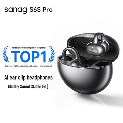 Беспроводные Bluetooth-наушники Saina S6SPro с креплением на ухо