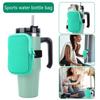 Water Bottle Pouch For Cups Solid Color Anti Slip Cup Bag Multifunctional Coin Purse Keys Wallet Earphone Bag