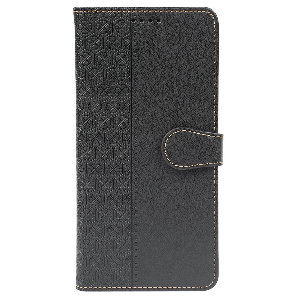 For Honor 200 Pro 5G Case Magnetic Clasp Four Leaf Clover Leather Phone Cover