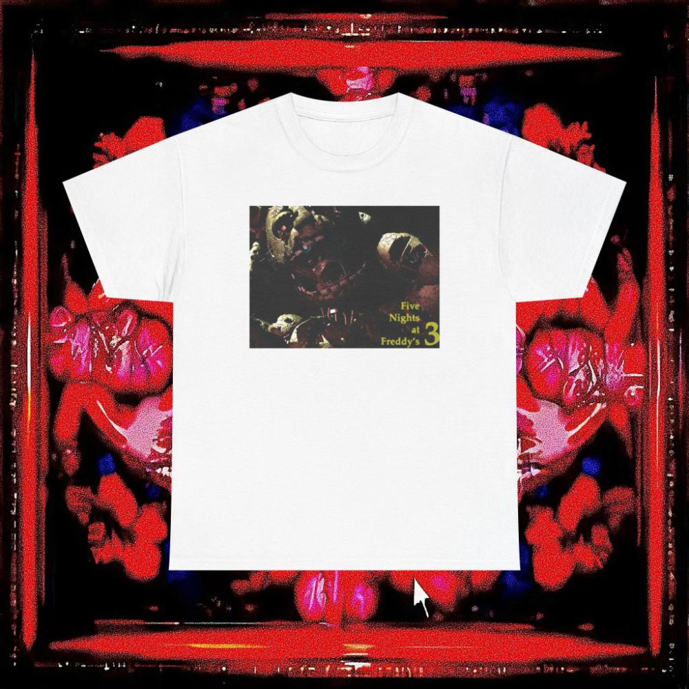 Футболка Five Nights at Freddys Сезон 3 Spring Trap  Унисекс Всесезонная уличная рубашка  графические футболки оверсайз футболка