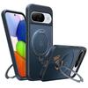 TORRAS Чехол для Google Pixel 9 Pro/Pixel 9 Совместим с MagSafe Вращающаяся подставка Поликарбонат+Чехол для телефона