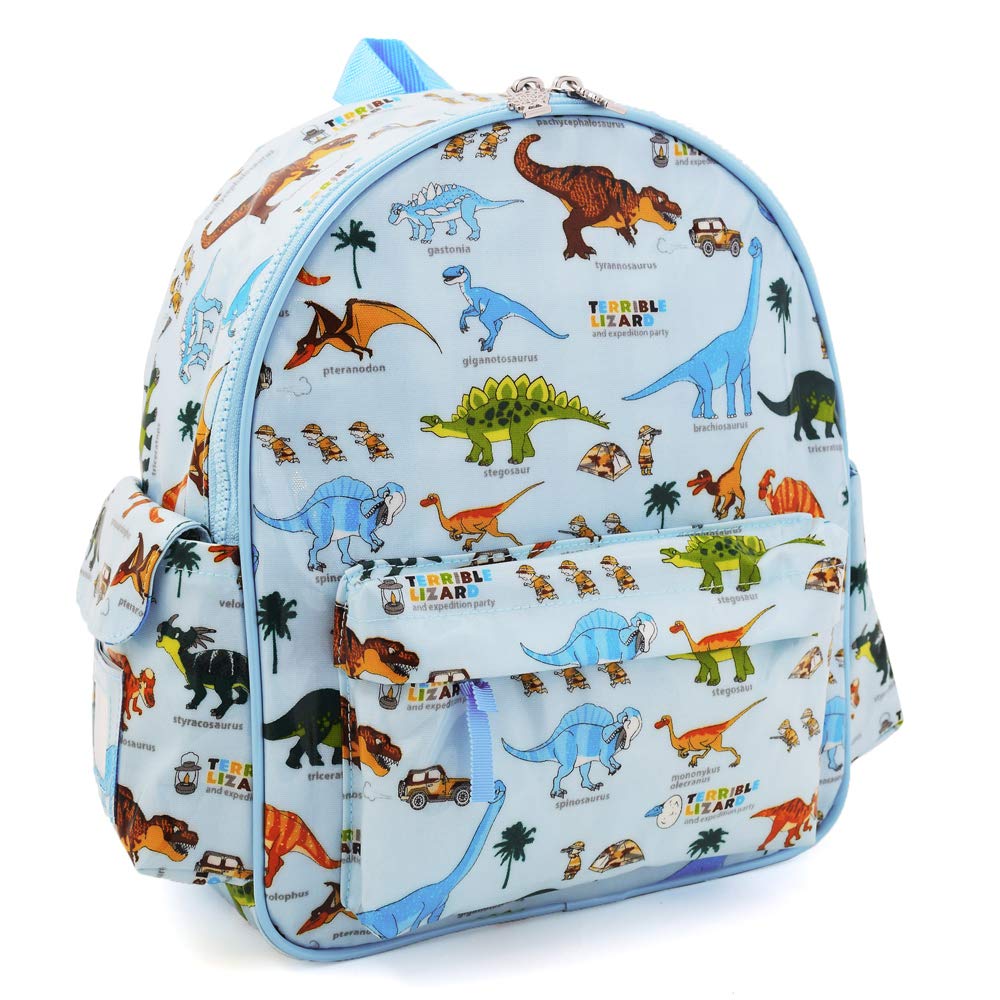 COLORFUL CANDY STYLE Backpack for Dinosaur Continent N0627300 Boys, Kids, Lightweight, Excursion, Kindergarten, Found! Expedition! (light Blue)
