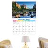 Landscape Photo Calendar 2025 Monthly Wall Calendar Thick Paper Calendar 12 Months From Jan. 2025 - Dec. 2025 Monthly Calendar