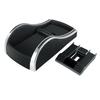 Tsuchiya Yac Car Interior Supplies Tray Bench Seat Console Black/Silver PF-317