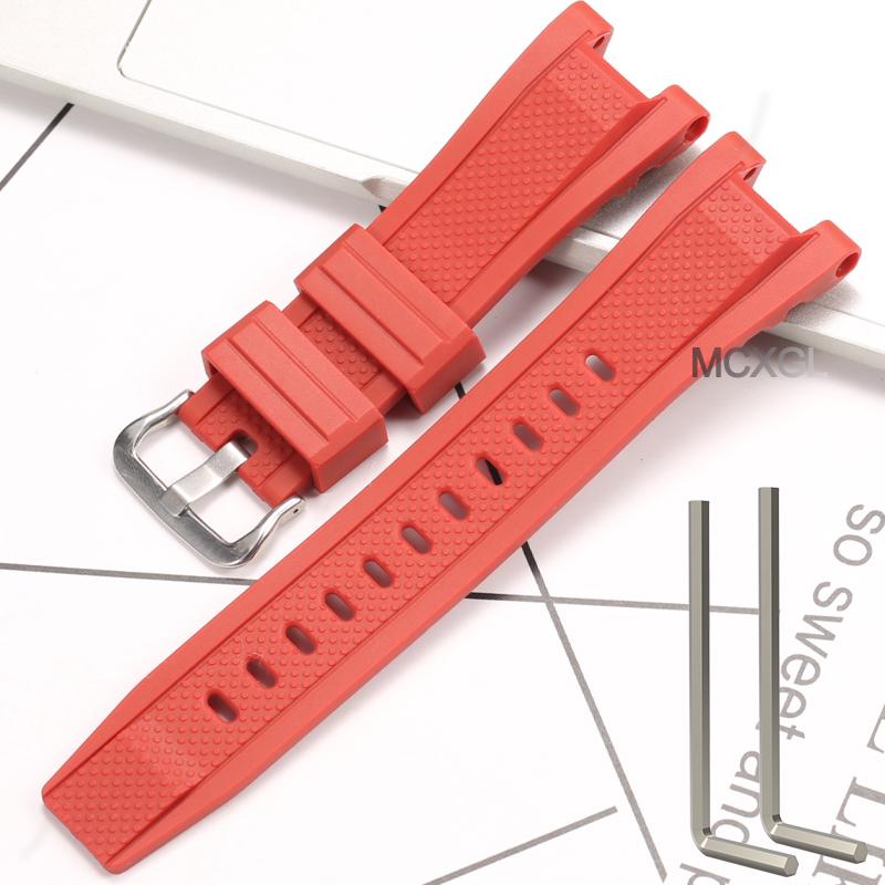 Silicone Rubber Watchband For Casio G-SHOCK GST Series GST-W300 210 400G S130 S110 S330 B100 Watch Band Sports Strap Bracelet