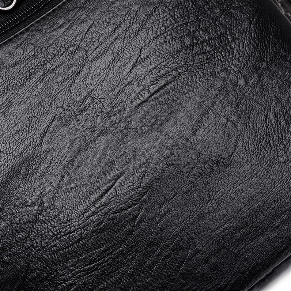 Повседневная женская многофункциональная сумка-мессенджер, модная мягкая искусственная кожа, дизайнерские женские рюкзаки для школы, подростков, дорожный рюкзак