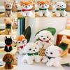 Плюшевая игрушка корги с набивкой из ПП хлопка, мягкий короткий мех, чучело животного для детей в подарок
