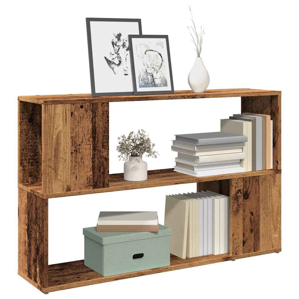Bookshelf Vintage Wood Look 100 x 24 x 63 cm Engineered Wood