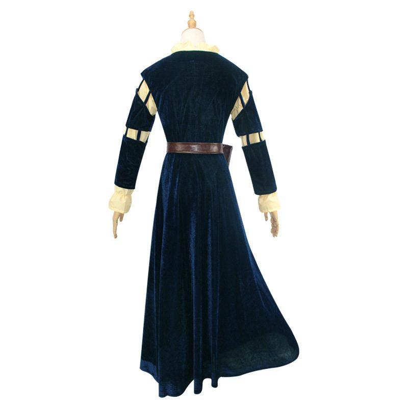 Merida Brave Girl Dress Brave Girl Merida Cosplay Full Set in Stock