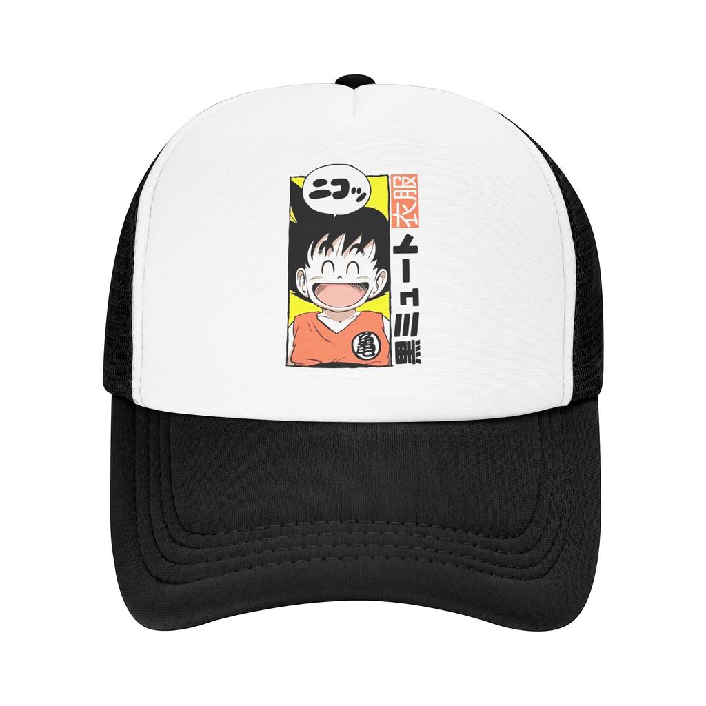 Summer Outdoor Dragon Ball DragonBall anime Mesh Caps Unisex Adjustable Foam Trucker Hats For Casual Wear