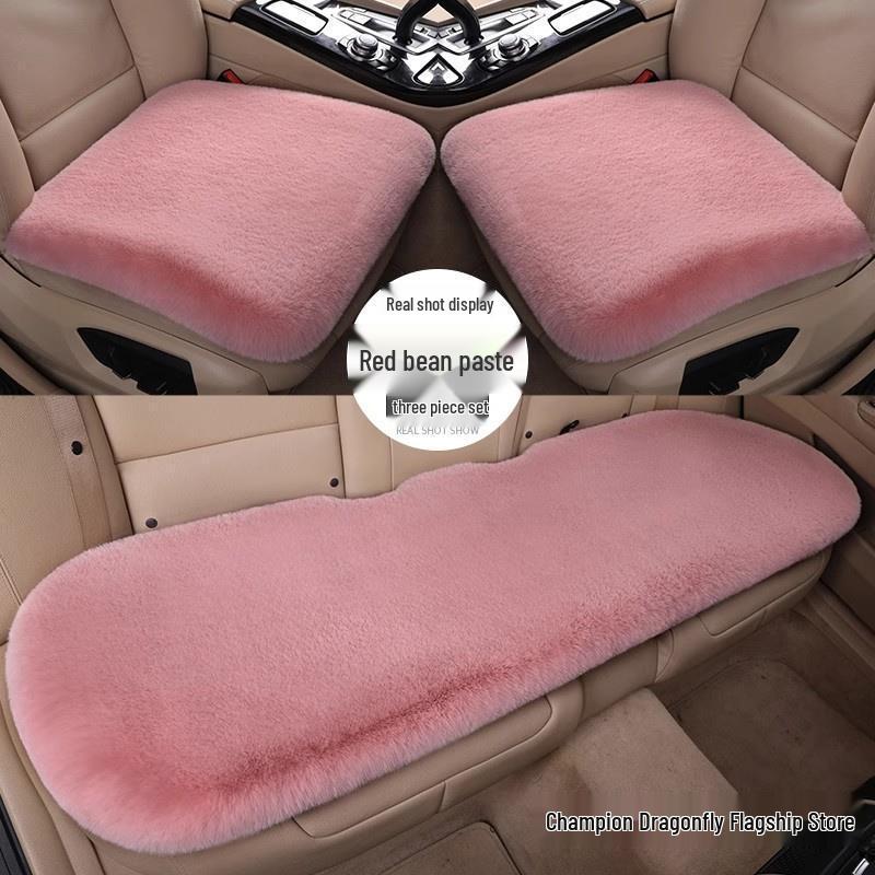 Плюшевая зимняя подушка на сиденье автомобиля для Volkswagen Jetta, Bora, Lavida, Sagitar, Santana, Passat