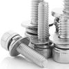 304 Stainless Steel Hex Socket Cap Screw with Flat & Spring Washer, M6/M8