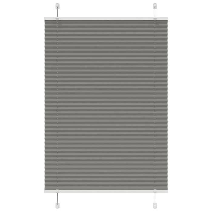 VidaXL Store Plissé Anthracite 95x100 Cm Largeur Du Tissu 94,4 Cm, Store Plissé De Fenêtre, Store Accordéon, Store Plissé De 4015074
