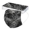 Трехслойная одноразовая пыленепроницаемая защитная маска с леопардовым принтом для взрослых