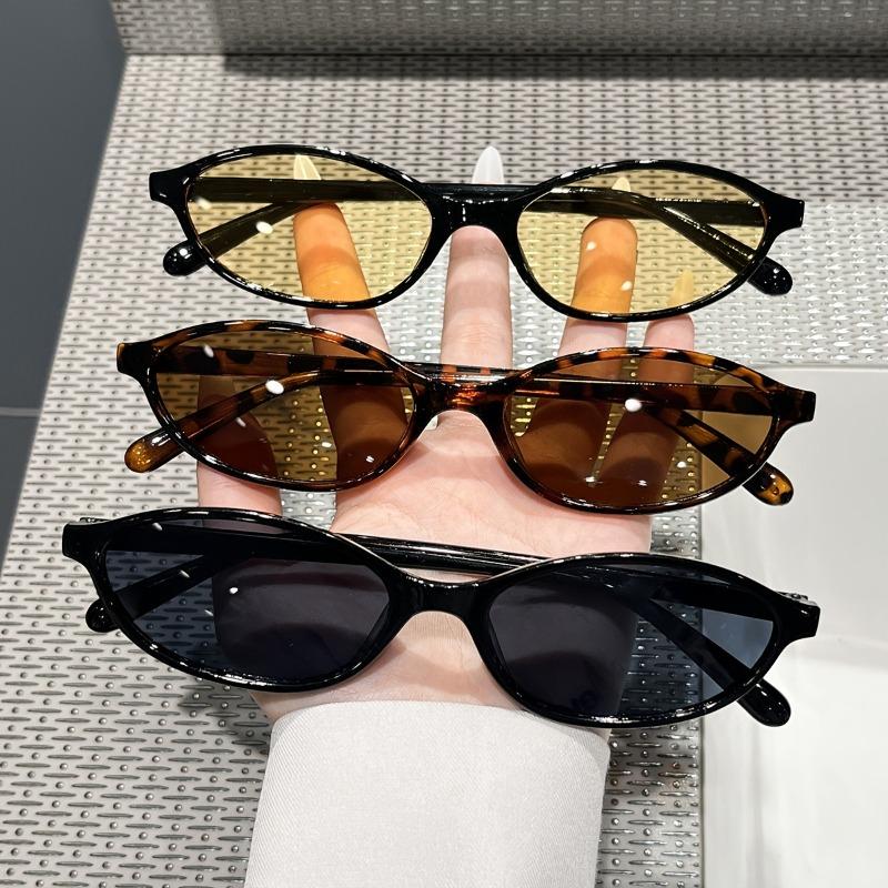 1/3 шт. Женские модные овальные очки с тонкой оправой Стильные декоративные очки для повседневного использования и особых случаев