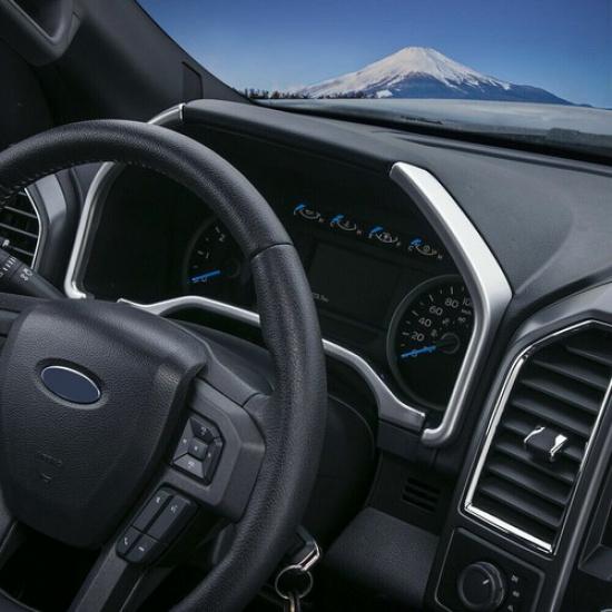 For 2015-18 Ford F150 Center Console Dashboard Panel Trim Strip Cover Sliver ABS