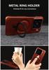 Foldable Bracket Stand Genuine Leather Phone Case For Xiaomi 15T Pro 15pro 14 17 13T 12T 13pro Kickstand Protective Back Shell