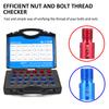 Nut and Bolt Thread Checker 26Pcs MaleFemale Gauge 14 Inch & 12 Metric Individually Assembled