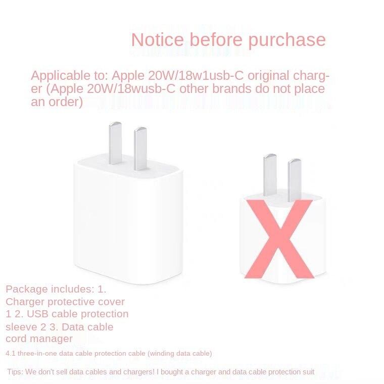 Cute Cat Cable Protector Cord Wire Cartoon Cat Protection Charger Protector Cover Soft Siliconer Charging Cable Charging Case Set for Phone Charger