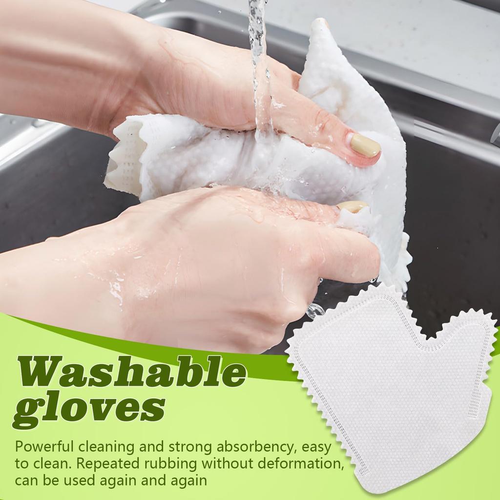 Microfiber Dust Cleaning Gloves Effortless Rag Gloves for Easy Dust Removal for Kitchen Living Room Bedroom and Window Cleaning