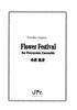 Ноты для ансамбля ударных инструментов JPC<Sextet> «Фестиваль цветов»