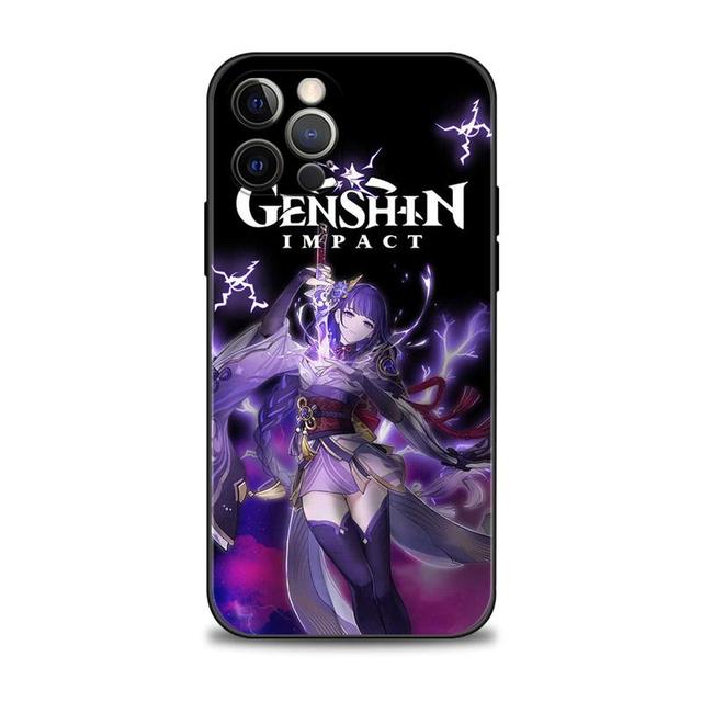 Чехол для телефона Apple Iphone 14 13 12 11 Pro Max 13 12 Mini Xs Max Xr X 7 8 6 6s Plus с рисунком Genshin Impact Aether Lumine