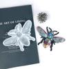 Glossy Large Bees-shape Ornaments Silicone Epoxy Resin Mold DIY Keychain Pendant Jewelry for Valentine Gift Craft