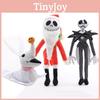 Nightmare Before Christmas Jack Skellington  Santa Jack  Zero Plush Toys Doll