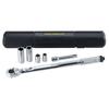 KAKURI Torque Wrench Set with Storage Torque 125mm Extension Ratchet Multicraft for Tire and Bicycles Case, 28-210 N.m Range, 14/17/19/21mm Sockets,