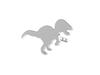 Kolczyki Srebrne Dinozaury Tyranozaury Damskie Wkrętki Dinozaur Tyranozaur