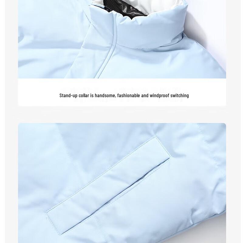 NASA MARVEL Men's Thickened Stand-Collar Padded Jacket