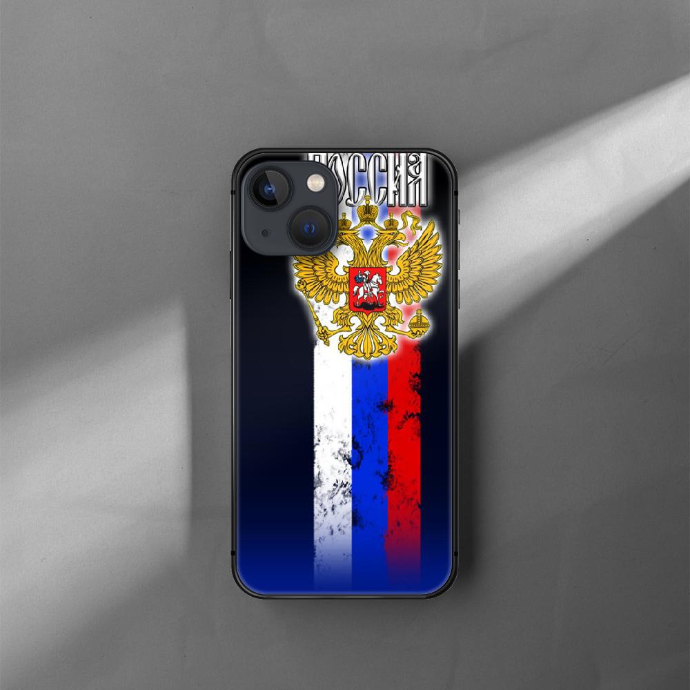 Чехол для телефона с флагом России для iPhone Samsung Galaxy Redmi Xiaomi Oppo OnePlus Note SA 7 8 9 10 11 12 13 14 20 21 22 23 53 54 Pro Max Plus Ultra TPU Soft