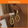 Modern Fashion Heart Shaped Earrings With Gold Plating Women For