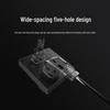 Умная настенная розетка Xiaomi Smart Wall Socket Pro Mesh 2.0 с голосовым управлением, китайская вилка (адаптер в комплекте)