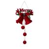 Flocked Christmas Bell Ornament Nordic Style Handcrafted Velvet Christmas Ball Delicate Christmas Hanging Ornaments New Year