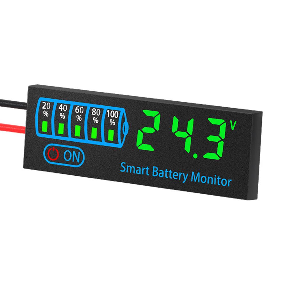 ABS Material Battery Power Display LED Voltage Indicator Voltage Alarm