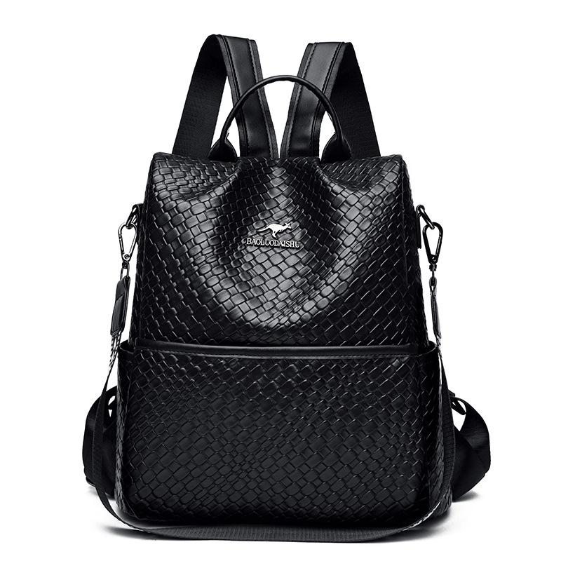 Женская сумка Повседневный женский рюкзак Все рюкзак Мягкая кожа Модная многофункциональная сумка большой емкости