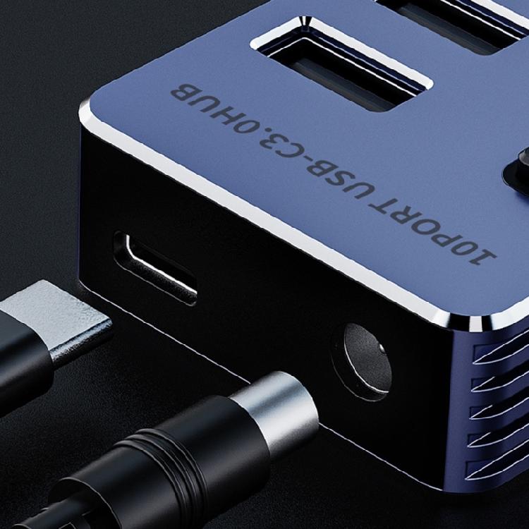 USB 3.0 адаптер на 4/7/10 портов с независимыми переключателями и скоростью 5 Гбит/с для быстрой передачи данных и удобной зарядки