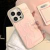 Art Pink Bow Case for iPhone 15 iPhone 16 Pro Max